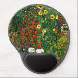 Klimt-Farm Garden med solblommor Gel Musmatta<br><div class="desc">Gustav Klimt-målning,  Farm Garden med solblommor, </div>