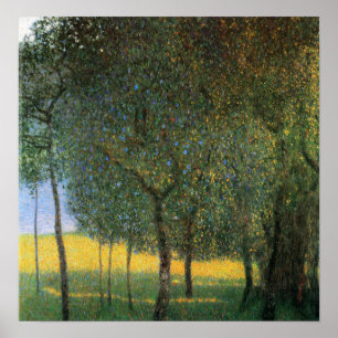 Klimt - Fruktträd 1901 Poster