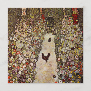 Klimt Garden med inbjudan från Tuppar