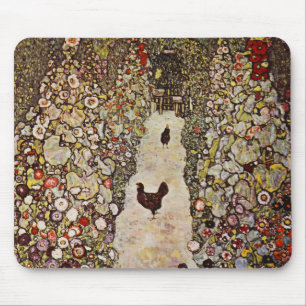 Klimt Garden med Tuppar musslor Musmatta
