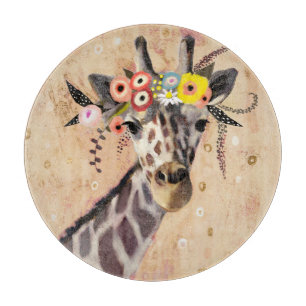 Klimt Giraffe  Krona blommor