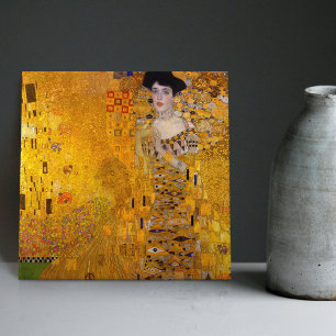 Klimt Golden Dam Adele Bloch Bauer Art nouveau Kakelplatta