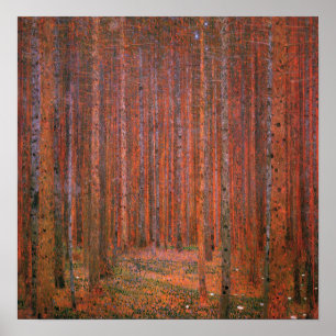 Klimt - Granar 1901 Poster