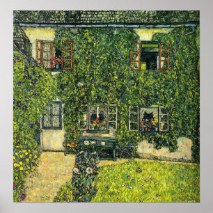 Klimt - Guardaboschis hus 1912 Poster