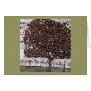 Klimt Gustav: Apfelbaum II Hälsningskort