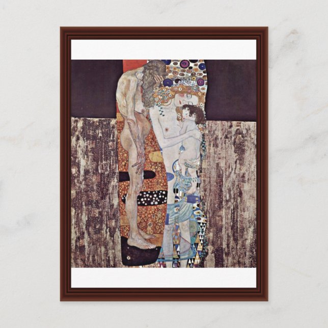 Klimt Gustav har fyllt tre år Vykort (Framsida)