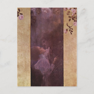 Klimt Gustav matrisLiebe teknik 1895? l auf Lein Vykort