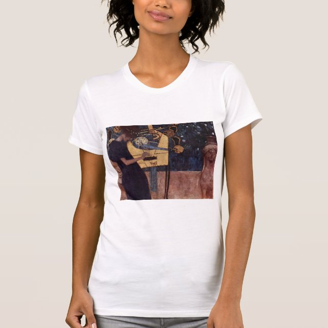 Klimt Gustav Music T Shirt (Framsida)