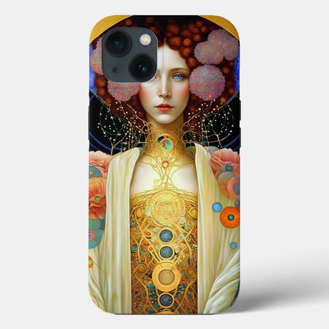 Klimt Inspired Queen Goddes Fantasy Art (Baksida)