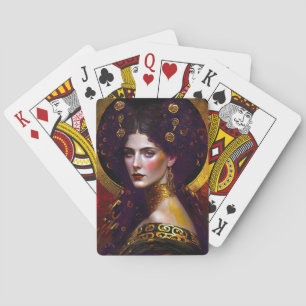 Klimt Inspired Queen Goddess betalkort Casinokort