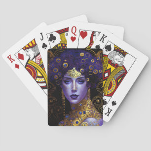 Klimt Inspired Queen Goddess betalkort Casinokort