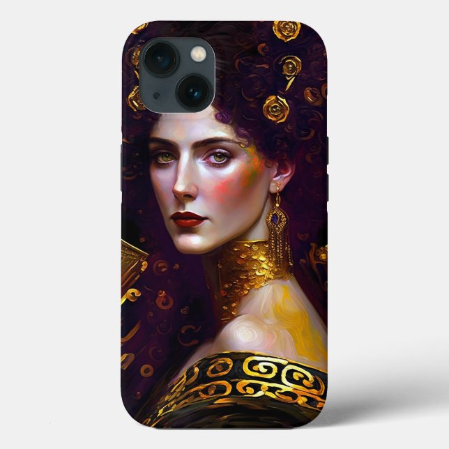 Klimt Inspired Queen Goddess Fodral-Mate iphone ca (Baksida)