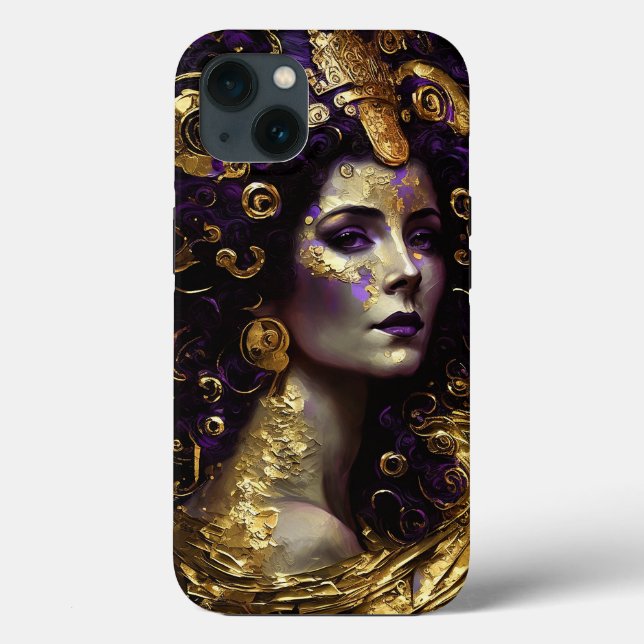 Klimt Inspired Queen Goddess Fodral-Mate iphone ca (Baksida)