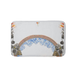 Klimt-Inspired Surreal Badrumsmatta