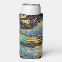 Klimt-inspirerade Golden Monterey Harbor Dreams