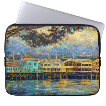 Klimt-inspirerade Golden Monterey Harbor Dreams