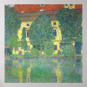 Klimt - Kammaren vid Attersee Poster