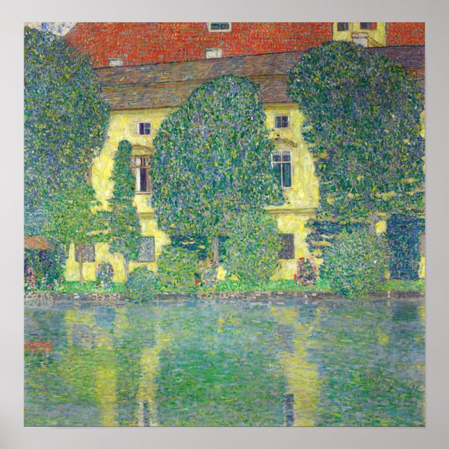 Klimt - Kammaren vid Attersee Poster (Framsidan)