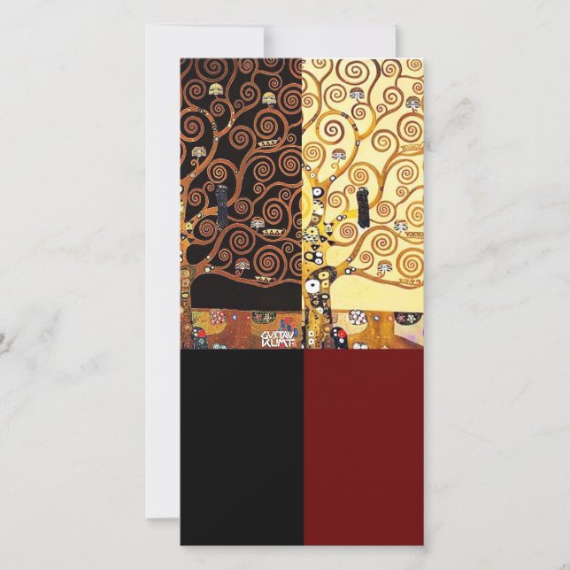 Klimt, Kiss, Art Bookmark-kort Kort (Framsida)