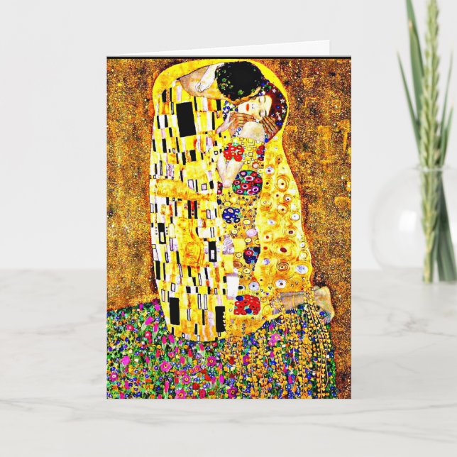 Klimt - Kiss Kort (Framsida)
