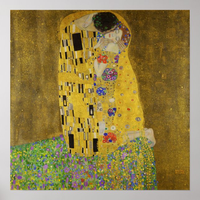 Klimt - Kiss Poster (Framsidan)