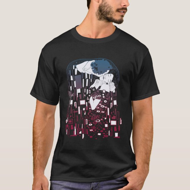 Klimt Kiss T Shirt (Framsida)