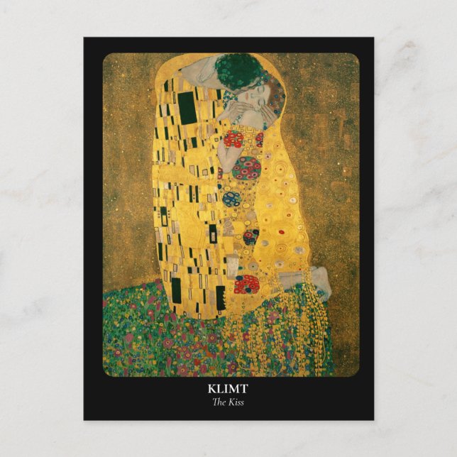 KLIMT / Kiss Vykort (Framsida)