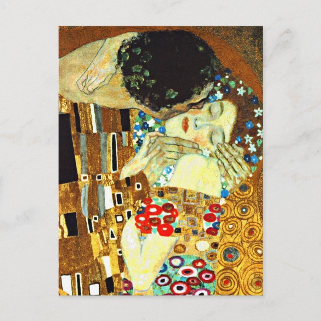 Klimt - Kiss Vykort (Framsida)