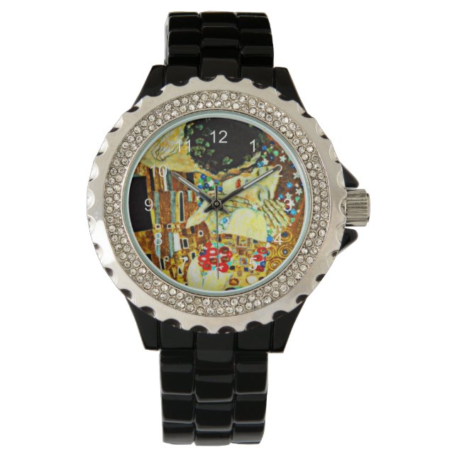 Klimt: Kiss Wrist Watch Armbandsur (Framsida)
