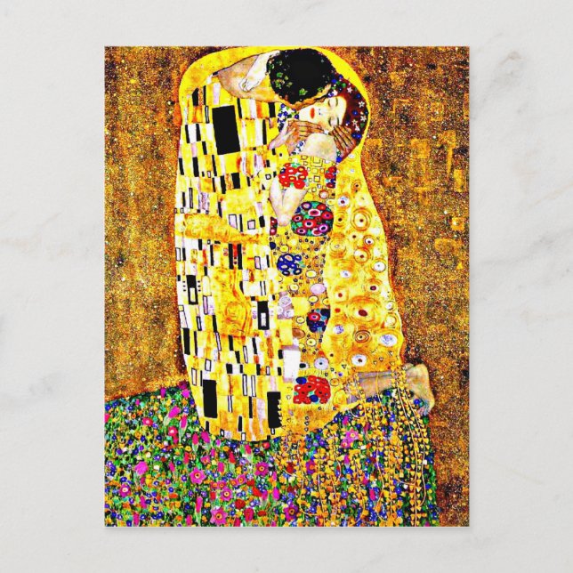 Klimt - Kissen Vykort (Framsida)