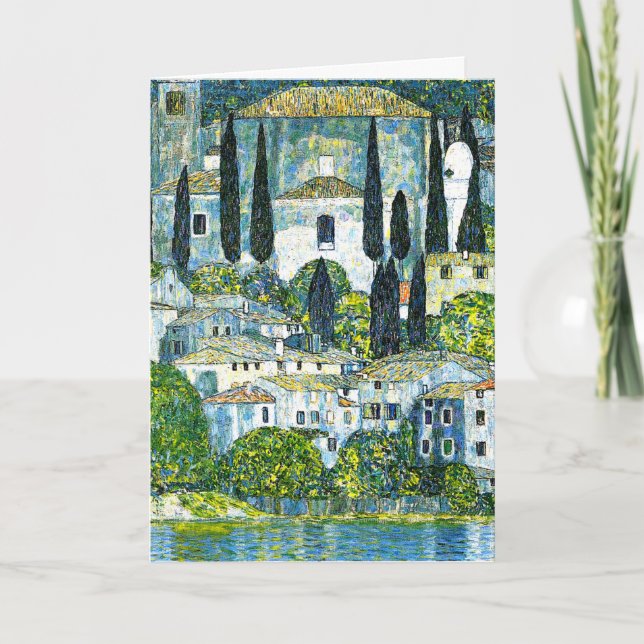 Klimt - Kyrka i Kassone Kort (Framsida)