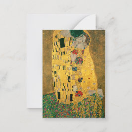 Klimt // Kyss-målning Anteckningskort