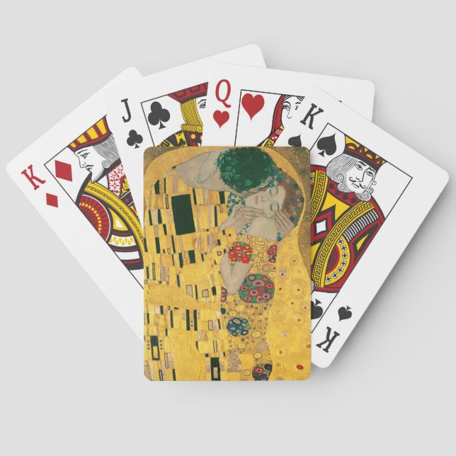 Klimt // Kyss-målning Casinokort (Baksidan)