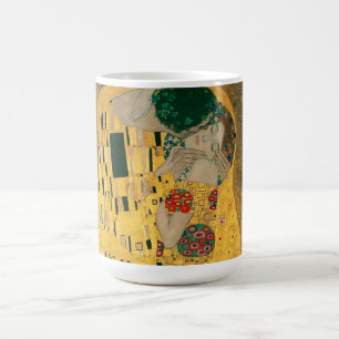 Klimt // Kyss-målning Magisk Mugg