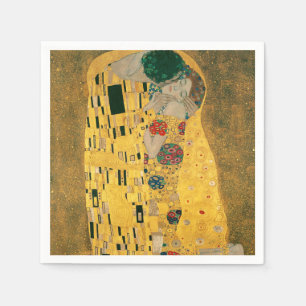 Klimt // Kyss-målning Pappersservett