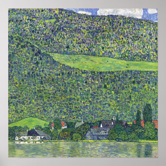 Klimt - Litzlberg Am Attersee Poster (Framsidan)