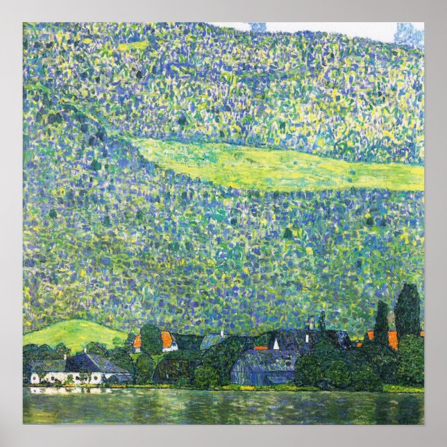 Klimt - Litzlberg Am Attersee Poster (Framsidan)