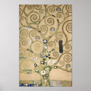 Klimt "Livets träd" (Lebensbaum) - Stoclet Frieze Poster