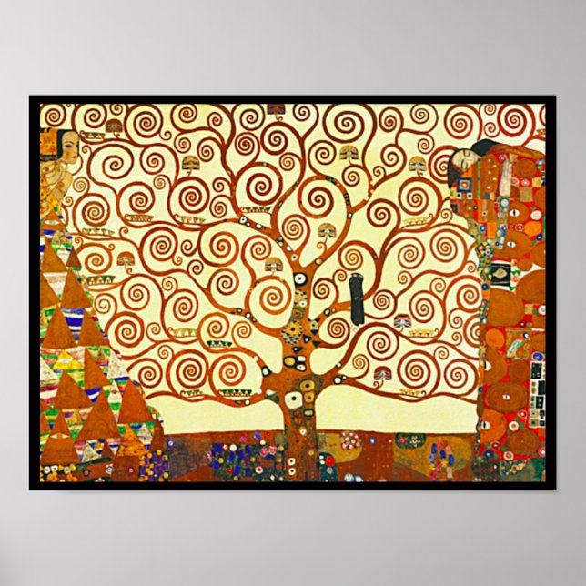 Klimt Livets träd, Poster (Framsidan)