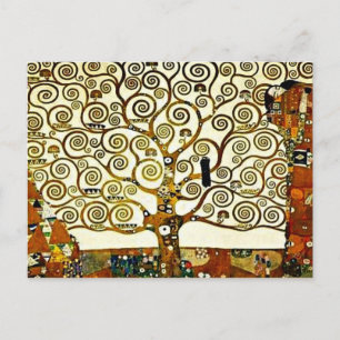 Klimt - Livets träd, stoklet frieze Vykort