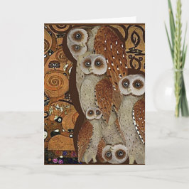 Klimt, Livets träd, Uggla parody Kort