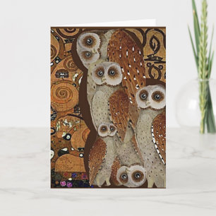 Klimt, Livets träd, Uggla parody Kort