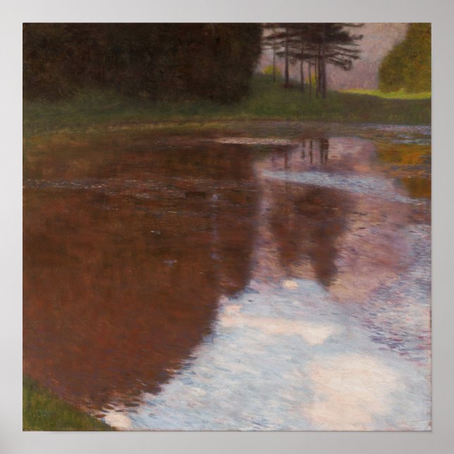 Klimt - Lugnt dike Poster (Framsidan)