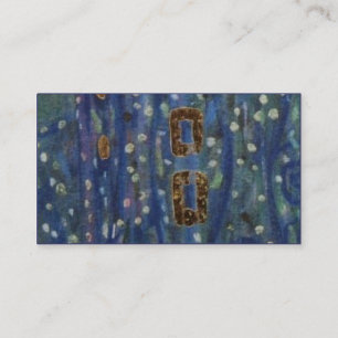 Klimt mönster . visitkort