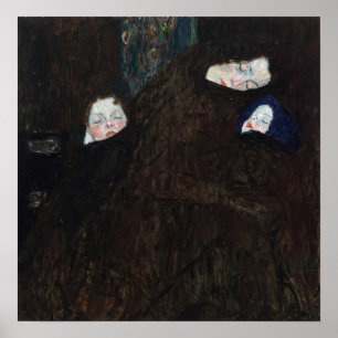 Klimt - Mor med två barn (familj) Poster