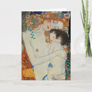 Klimt, Mor och Child Kort