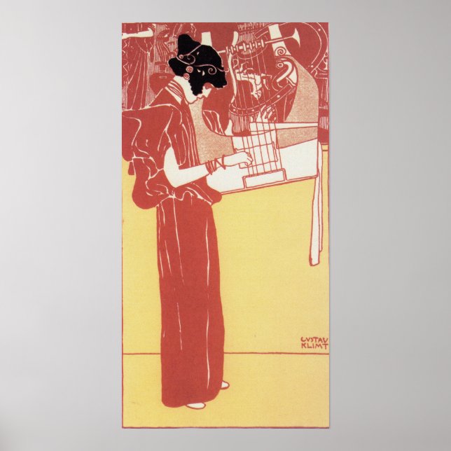 Klimt - Music 1901 Poster (Framsidan)