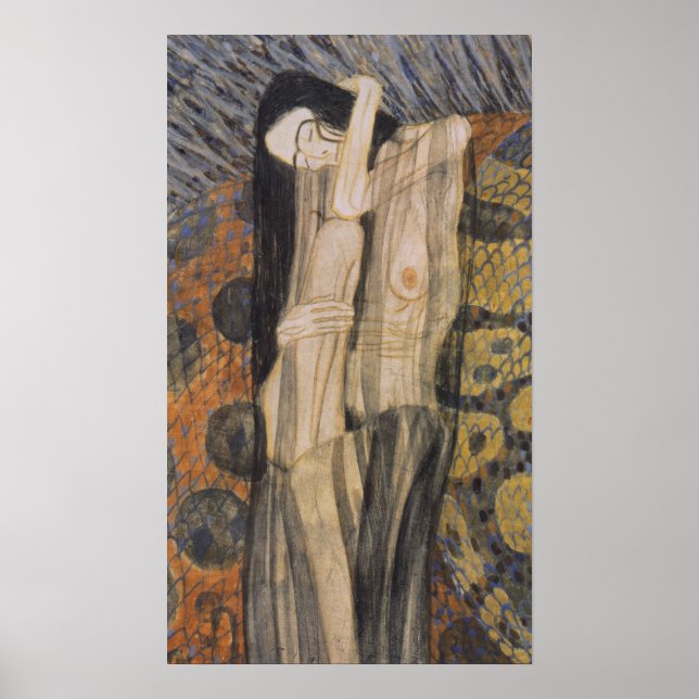 Klimt - Nagender Kummer Poster (Framsidan)