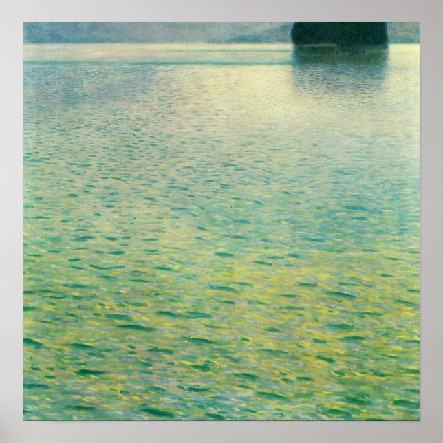 Klimt - Ö i Attersee 1902 Poster (Framsidan)
