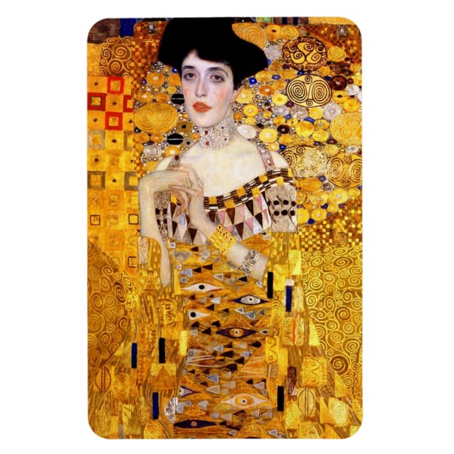 Klimt Porträtt av Adele Bloch-Bauer I Magnet (Vertikal)